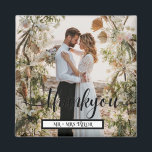 Imán Guión moderno Gracias Boda Foto Favor<br><div class="desc">Guión Moderno Gracias Boda Fotografía Favor Magnet.Personalizar Estos Bodas Gracias Magnates Con Su Foto Boda Favorita,  Y Nombres.Gracias Magnates Por Sus Invitados Bodas.</div>