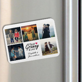 Imán Guión moderno Mejor regalo de Collage de fotos de