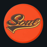 Imán Guión Soul<br><div class="desc">Grabado de escritura elegante de la palabra Soul</div>