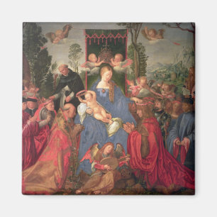 Imán Guirnalda del Altarpiece de los rosas, 1600