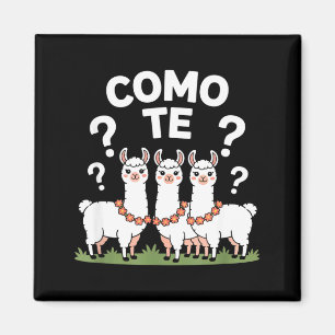 Imán Guirnalda divertida de flores de llama ¿cómo te F?