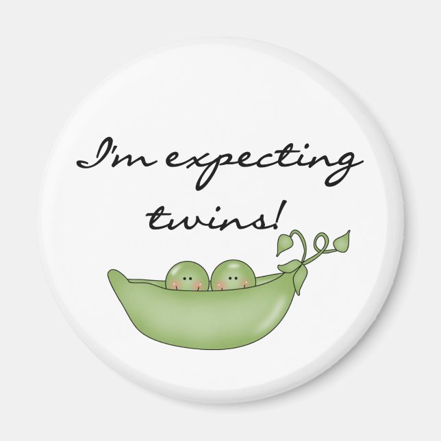 Imán Guisantes gemelos en una vaina (Frente)