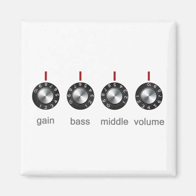 Imán Guitar Amp Knobs (Frente)