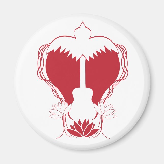 Imán Guitar Heart Spirit (Frente)