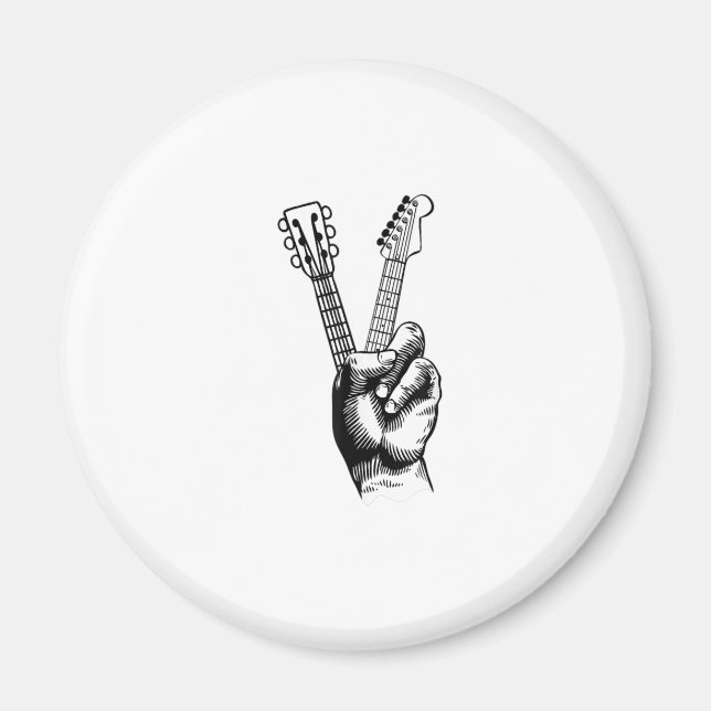 Imán Guitar Lover | Say Hi Guitar Gift (Frente)