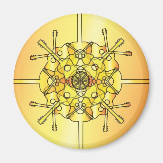 Imán Guitar Mandala (Frente)