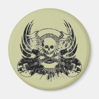 Imán Guitar Skull