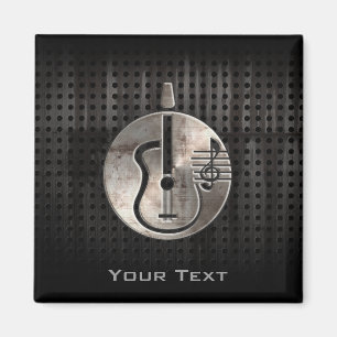 Imán Guitarra Acústica Rugosa