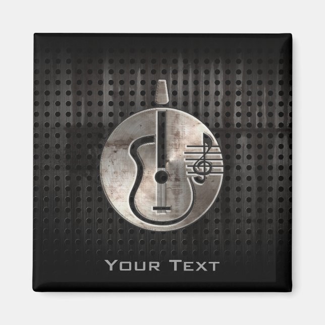 Imán Guitarra Acústica Rugosa (Frente)