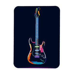 Imán Guitarra eléctrica abstracta