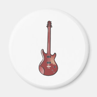 Imán Guitarra Eléctrica Roja