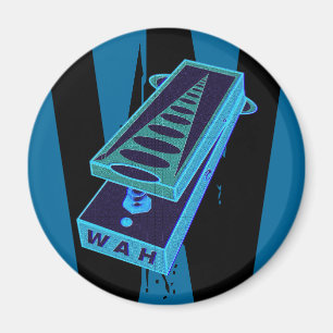 Imán Guitarra Eléctrica Wah Wah Pedal Blue