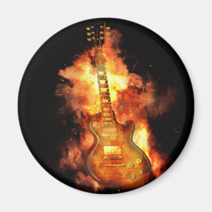 Imán Guitarra en llamas