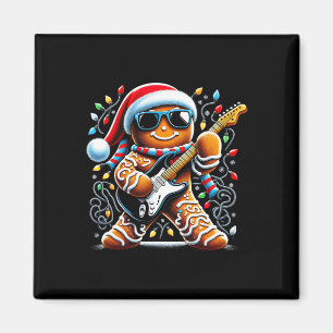 Imán Guitarra rock Gingerbread Tocando guitarra -Chris 