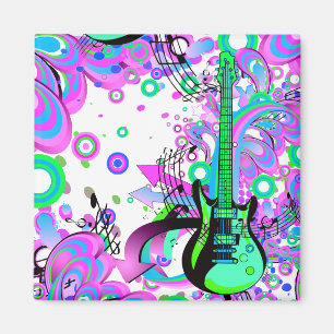 Imán Guitarra salvaje (blanca)