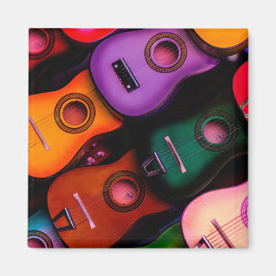 Imán Guitarras coloridas