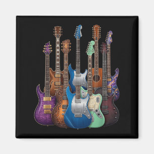 Imán Guitarras Guitarristas Música Regalos De Guitarra