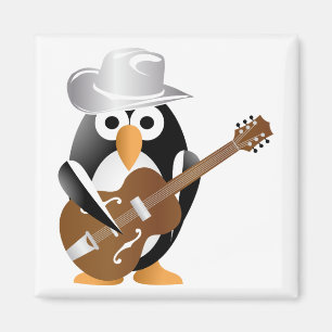 Imán Guitarrista pingüino