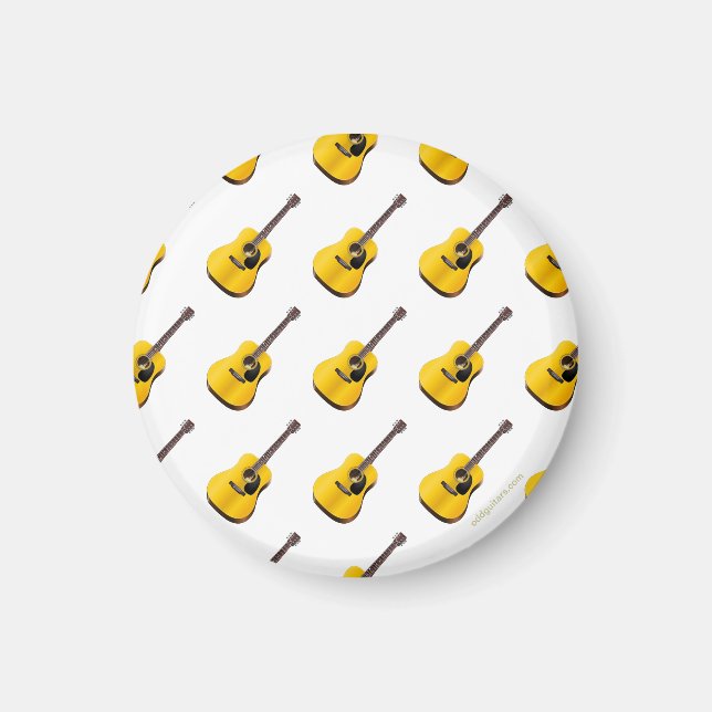 Imán Guitars Acústico Refrigerador Magnet (Frente)