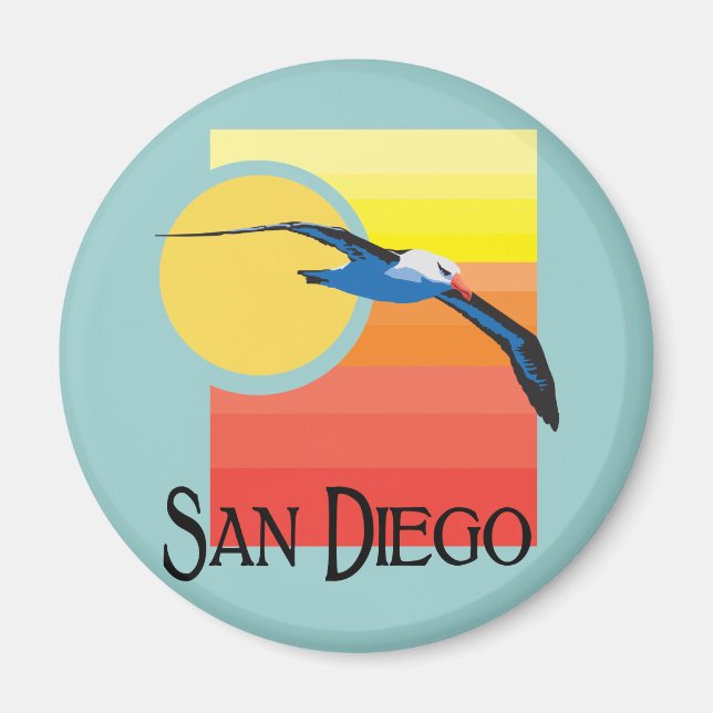 Imán Gull de San Diego (Frente)