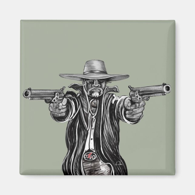 Imán Gun Fighter (Frente)