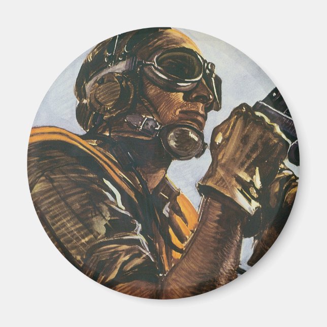 Imán Gunner de la Segunda Guerra Mundial (Frente)