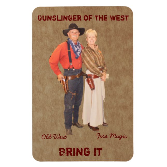 Imán Gunslinger Couple Magnet (Vertical)