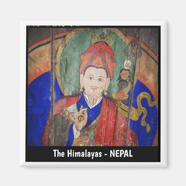 Imán Guru Rinpoche, Buda, senda Everest - Nepal (Frente)