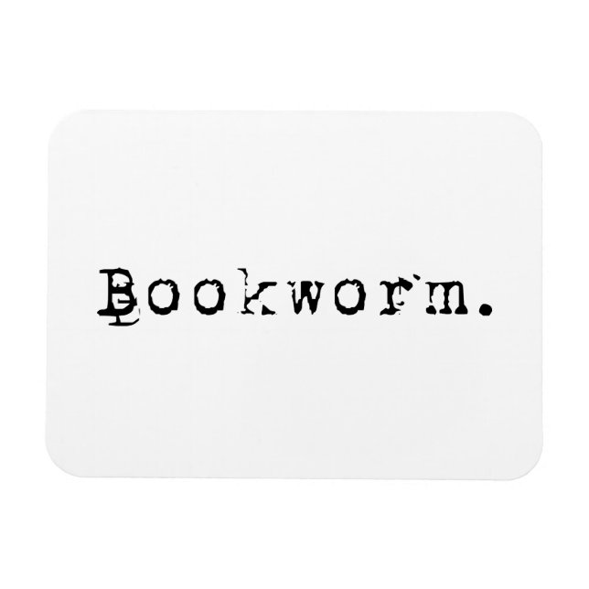 Imán Gusano de biblioteca (Horizontal)