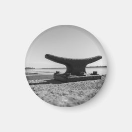 Imán gustando tema marino, blanco y negro