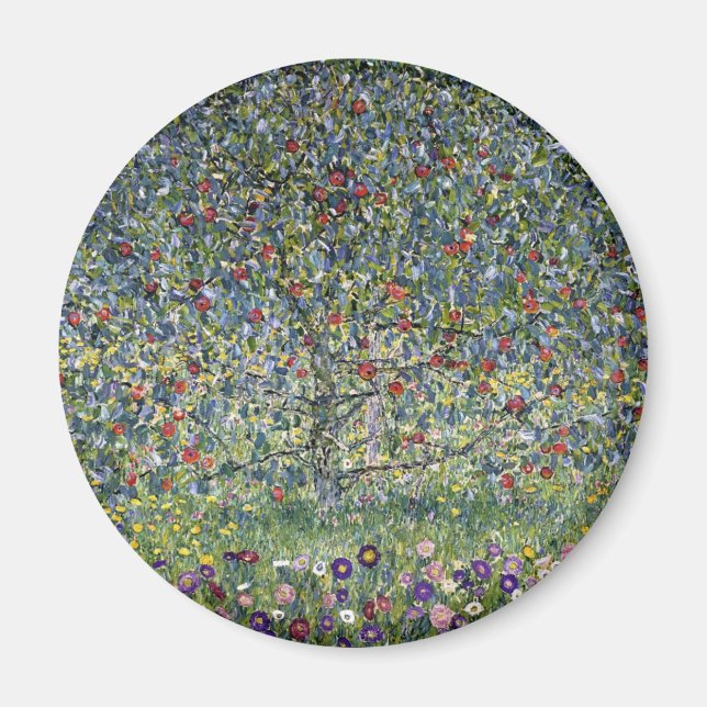 Imán Gustav Klimt Apple Tree Magnet (Frente)