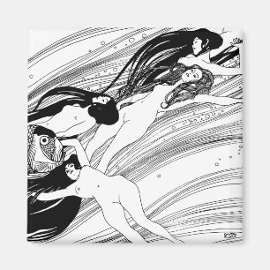 Imán Gustav Klimt - Arte japonés surrealista de sangre 
