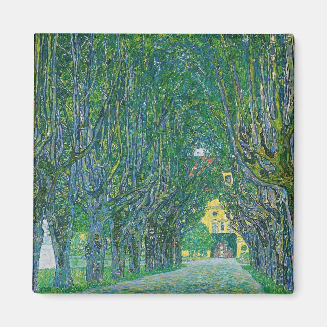 Imán Gustav Klimt - Avenida en el Parque Schloss Kammer (Frente)