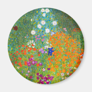 Imán Gustav Klimt Bauerngarten Bella Artes del Jardín d