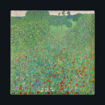 Imán Gustav Klimt - Campo de amapola<br><div class="desc">Campo de amapola / Campo de los cachorros - Gustav Klimt,  Petróleo en lienzo,  1907</div>