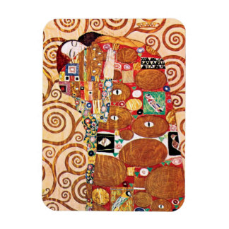 Imán Gustav Klimt - El Abrazo - Pintura de Arte Fino