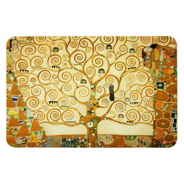 Imán Gustav Klimt El Árbol De La Vida Viejo Art Nouveau (Horizontal)