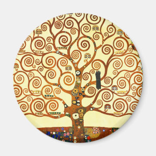 Imán Gustav Klimt, el Bella Artes del árbol de la vida