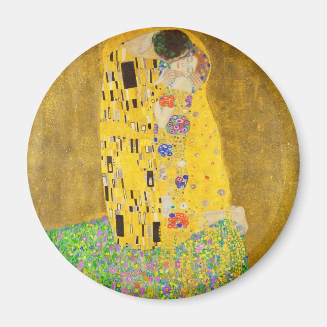 Imán Gustav Klimt El Bella Artes del beso (Frente)