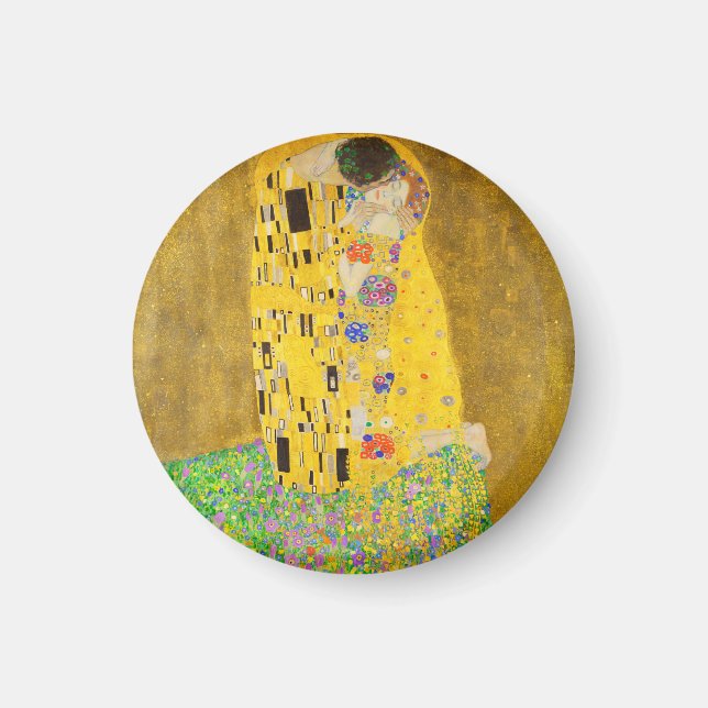 Imán Gustav Klimt El Bella Artes del beso (Frente)