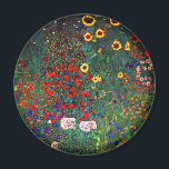 Imán Gustav Klimt Flower Garden<br><div class="desc">Magnet featuring Gustav Klimt’s oil painting Farm Garden with Sunflowers (1907). A beautiful garden of sunflowers and exquisite blue,  red,  purple,  pink,  and white flowers. A great gift for fans of Art Nouveau and Austrian art.</div>