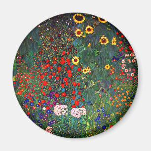 Imán Gustav Klimt Flower Garden