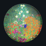 Imán Gustav Klimt Flower Garden<br><div class="desc">Magnate con la pintura al óleo de Gustav Klimt en el Flower Garden (1906). Un bonito jardín de flores moradas,  rojas,  blancas,  azules y naranjas. Un gran regalo para los amantes del arte Art Nouveau y austriaco.</div>