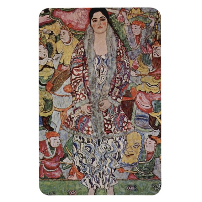 Imán Gustav Klimt Fredericke Maria Beer Magnet (Vertical)