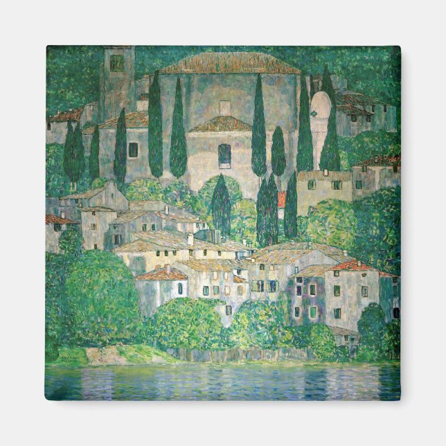 Imán Gustav Klimt - Iglesia de Cassone (Frente)