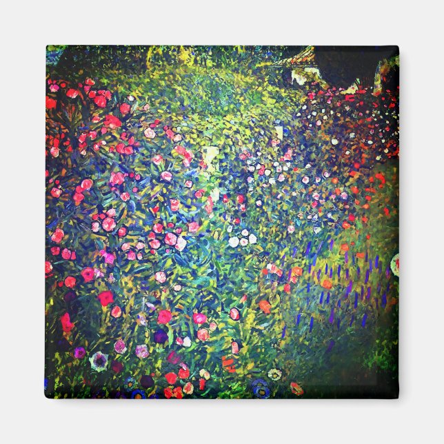 Imán Gustav Klimt Italian Garden (Frente)
