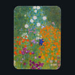 Imán Gustav Klimt - Jardín de flores<br><div class="desc">Jardín de flores - Gustav Klimt en 1905-1907</div>