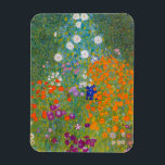 Imán Gustav Klimt - Jardín de flores<br><div class="desc">Jardín de flores - Gustav Klimt en 1905-1907</div>