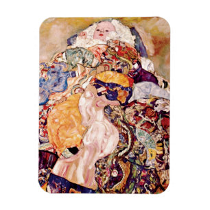 Imán Gustav Klimt - La cuna del bebé - Recién nacido
