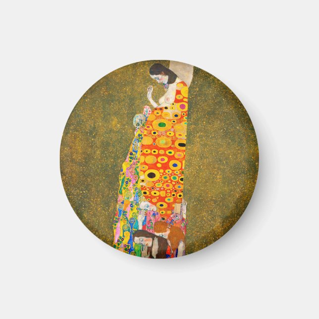 Imán Gustav Klimt La Esperanza II, Die Hoffnung II (Frente)
